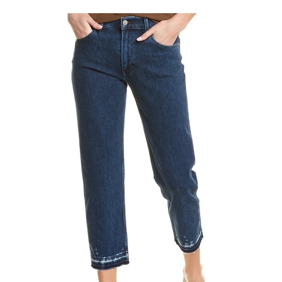 NWT Lucky Brand Dark wash cropped boyfriend jeans